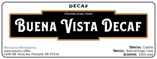 Buena Vista EA Decaf